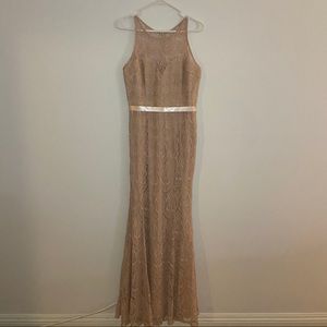 FASHIONNOVA TREASURE ME LACE MAXI DRESS